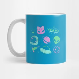 Pastel Alien Mug